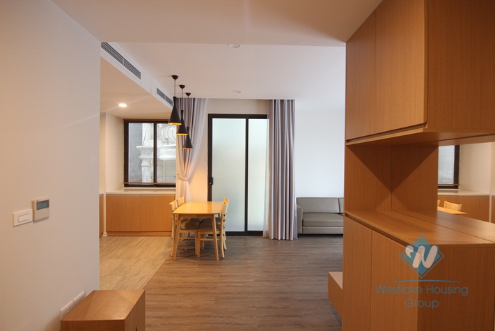 Modern apartment with one bedroom for rent in Tay Ho street, Hanoi